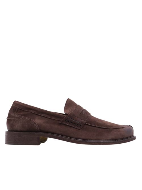 Dark brown loafers ANTICA CUOIERIA | 22489-A-G05.T.MORO